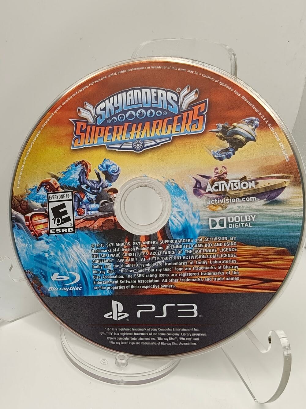 Skylanders SuperChargers (PS3) Disc Only - Boot Tested
